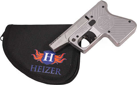 Heizer Defense Pocket Single Shot Pistol 223 Remington Stainless Steel Grip 3.75" Barrel No Sale To Ca Fixed Sights