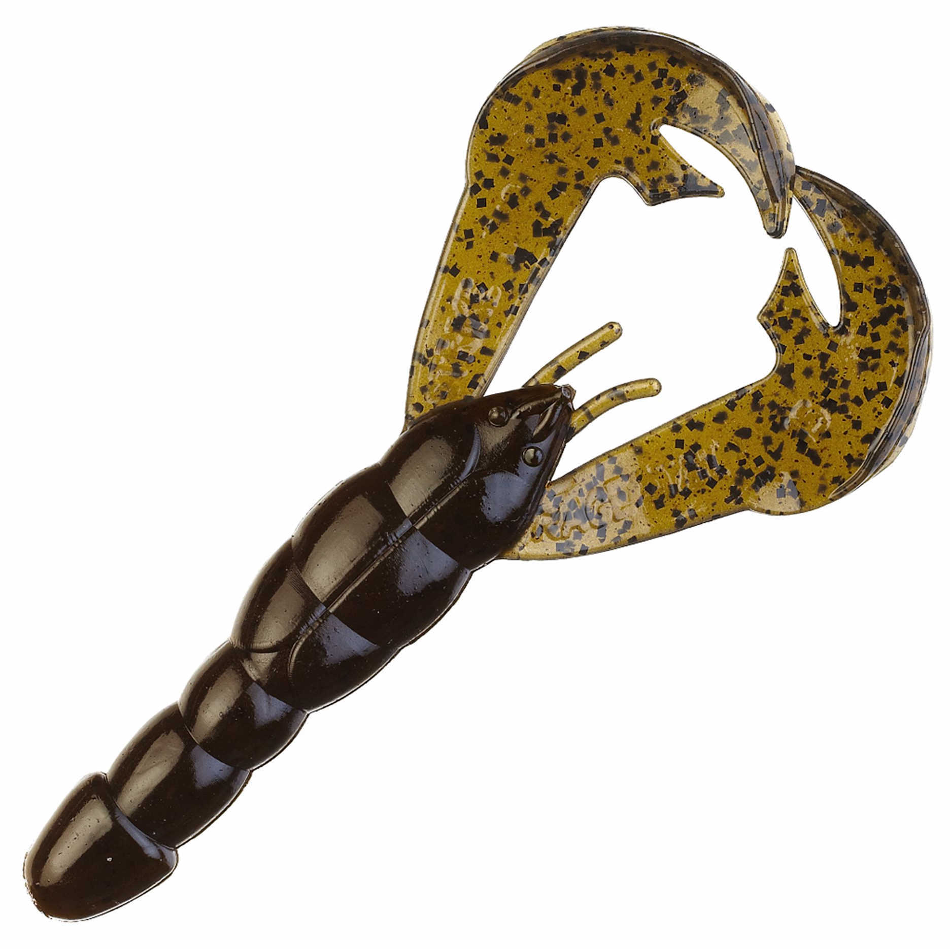 Strike King Lures Rage Craw 4in 7pk Green Pumpkin Md#: RGCRW-46