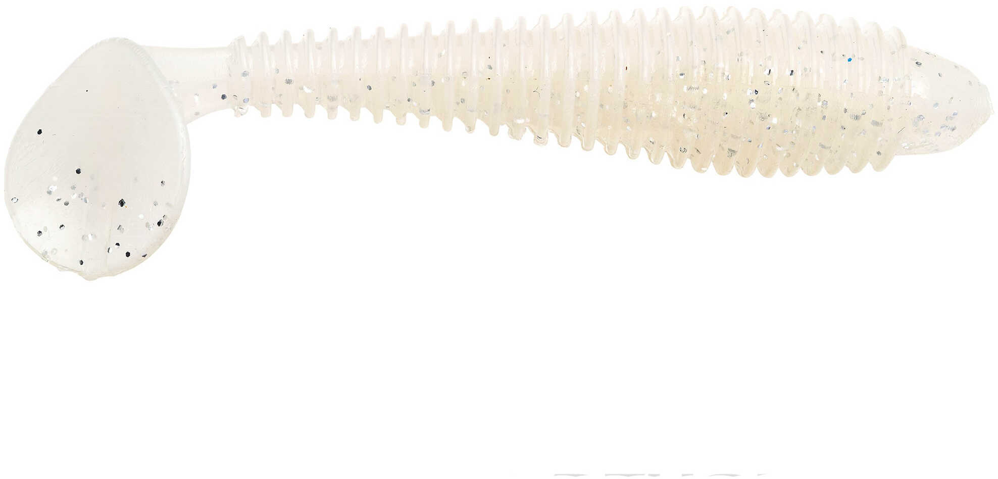Strike King Lures Rage Swimmer Soft Bait Freshwater 3 1/4" Length Pearl Flash Package of 8