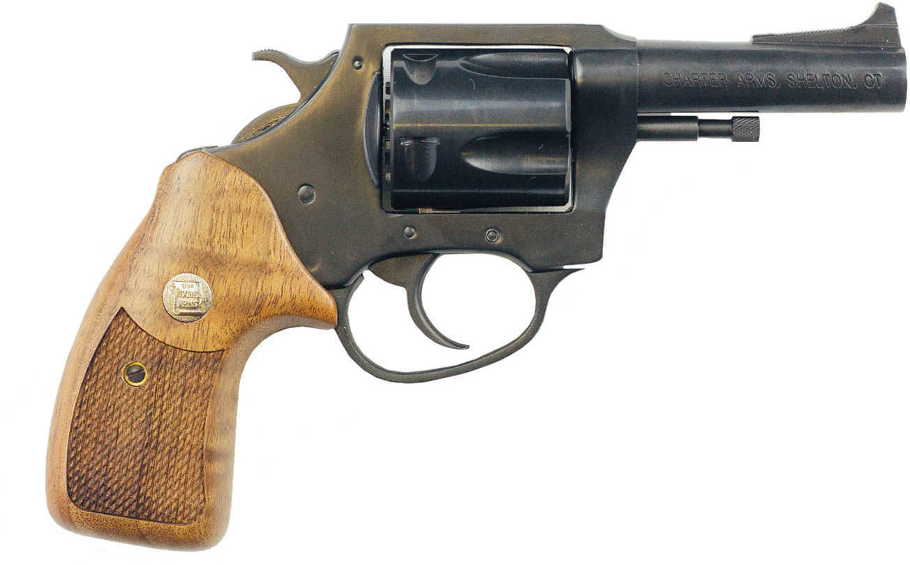 Charter Arms Bulldog Revolver 44 Special 3" Barrel 5 Round Blued Black Wood Grip 34431