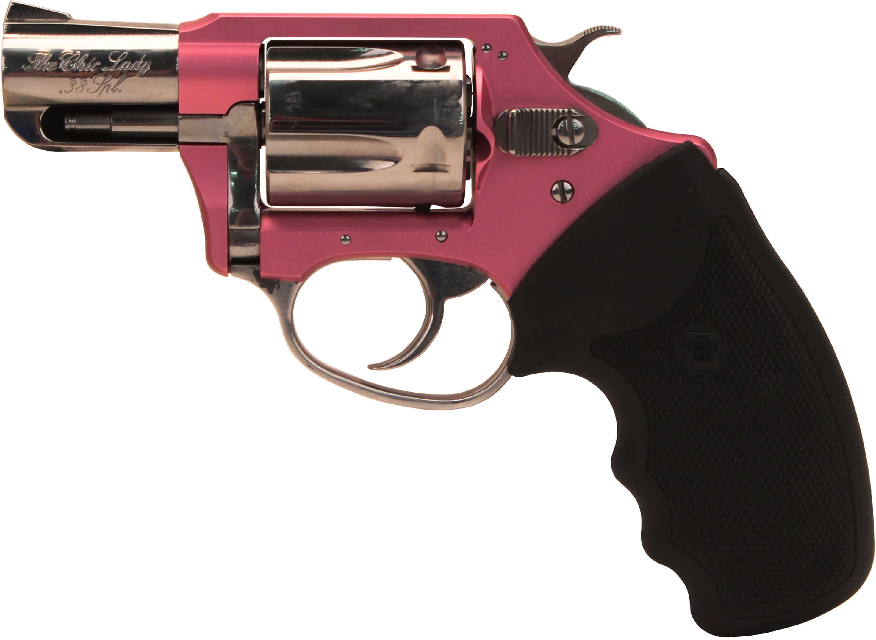 Charter Arms 38 Undercover Lite 38 Special Chic Lady 5 Round 2" Barrel SA/DA Pink/Hi-Polish Stainless Steel Revolver 53839