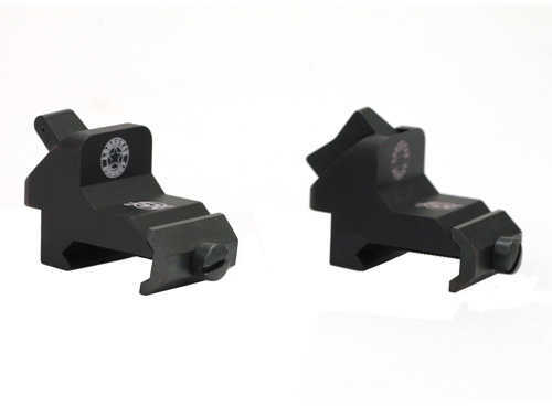 XS Sight Systems Xpress Threat Interdiction AR-15 Green w/White Outline Angle Mount Sights-Standard Triti XTI