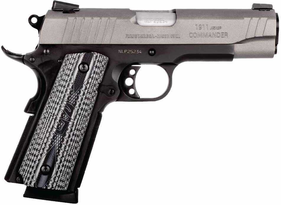 Taurus 1911 Commander Semi-Automatic Pistol 45 ACP 4.2" Barrel 8 Round Cerakote Gray Finish