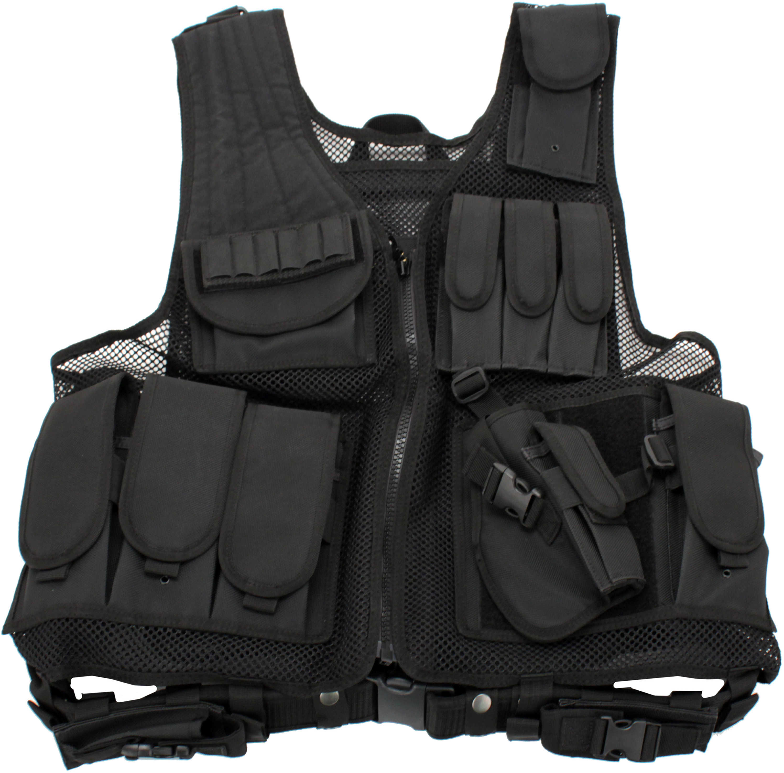 Galati Gear Black Deluxe Tactical Vest - Standard GLV547B-M
