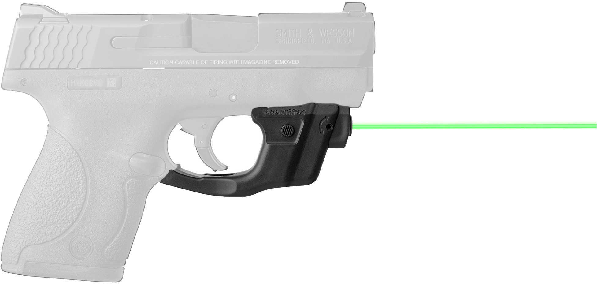 LaserMax CenterFire Sight with Grip Sense Smith & Wesson Shield M2.0 9mm / .40 S&W Green Black