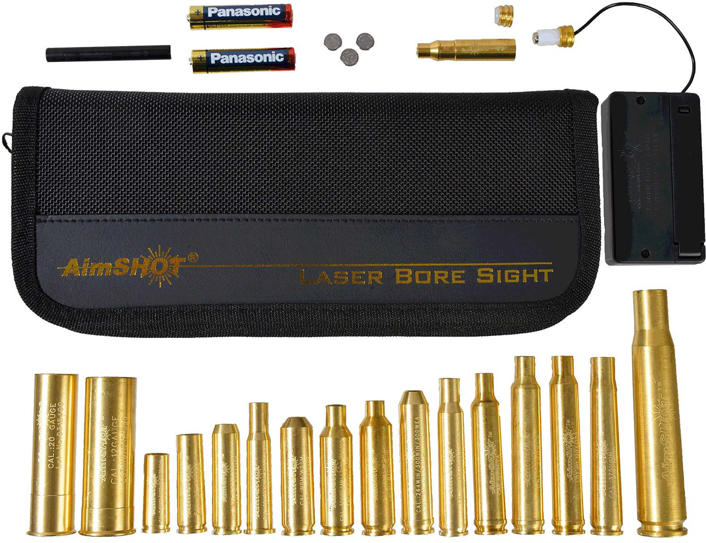 Aimshot Boresight Kits Master Rifle Laser & 16 Arbors Model KTMASTER
