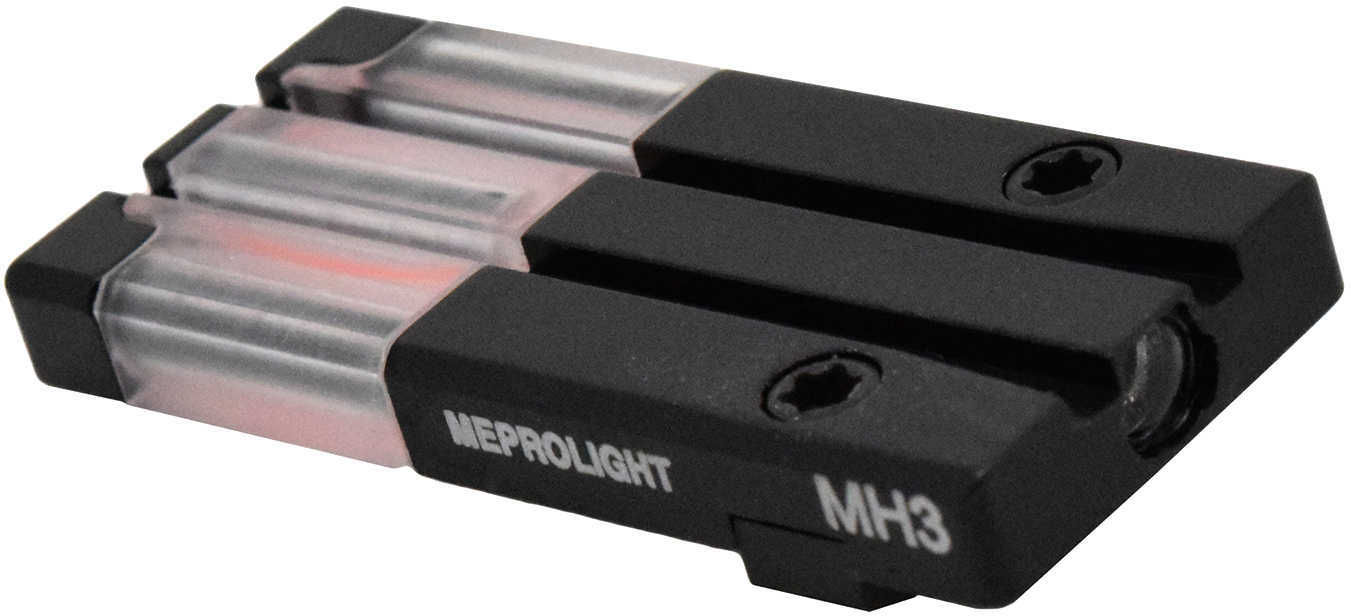Meprolight 63121R FT Bullseye Rear Sight S&W M&P Shield Fiber Optic Red Black