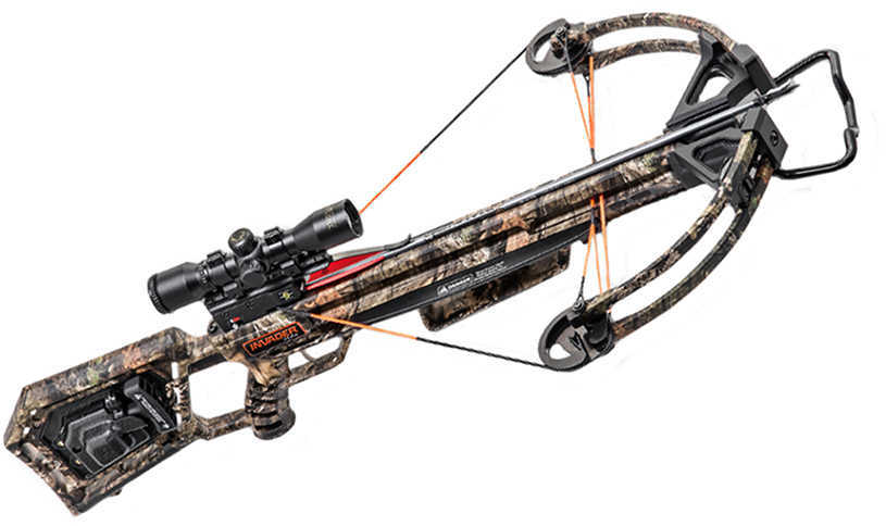 Wicked Ridge Invader X4 Crossbow Package with Multi-Line Scope ACUdraw 50, Mossy Oak Break Up Country