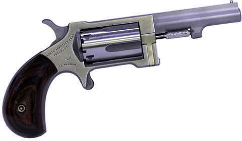 North American Arms SW250 Mini-Revolver Sidewinder 22 Mag 2.5" Barrel 5 Round Stainless Steel Wood Grip