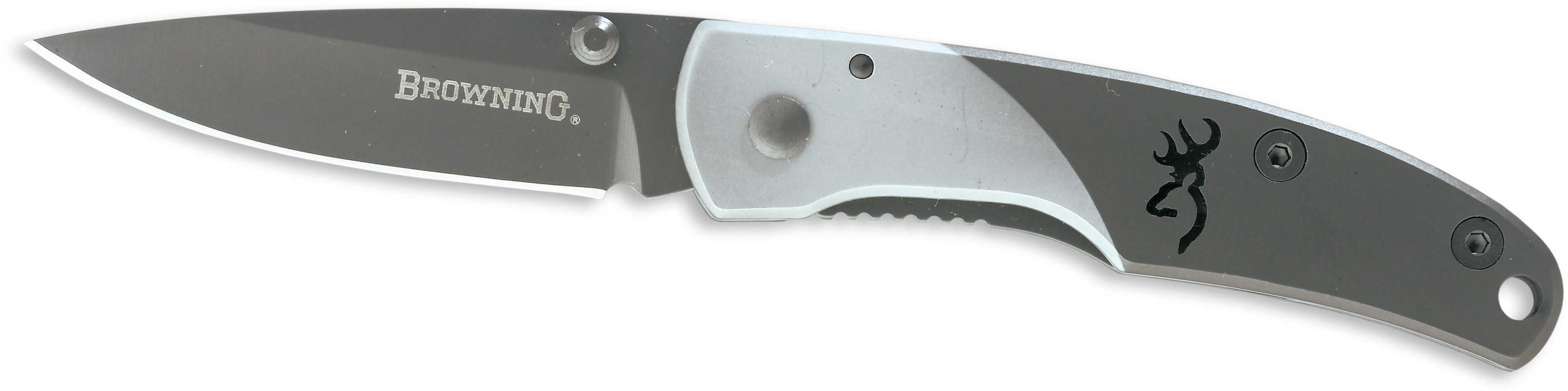 Browning Mountain Ti Folding Knife Small, Gray 322561