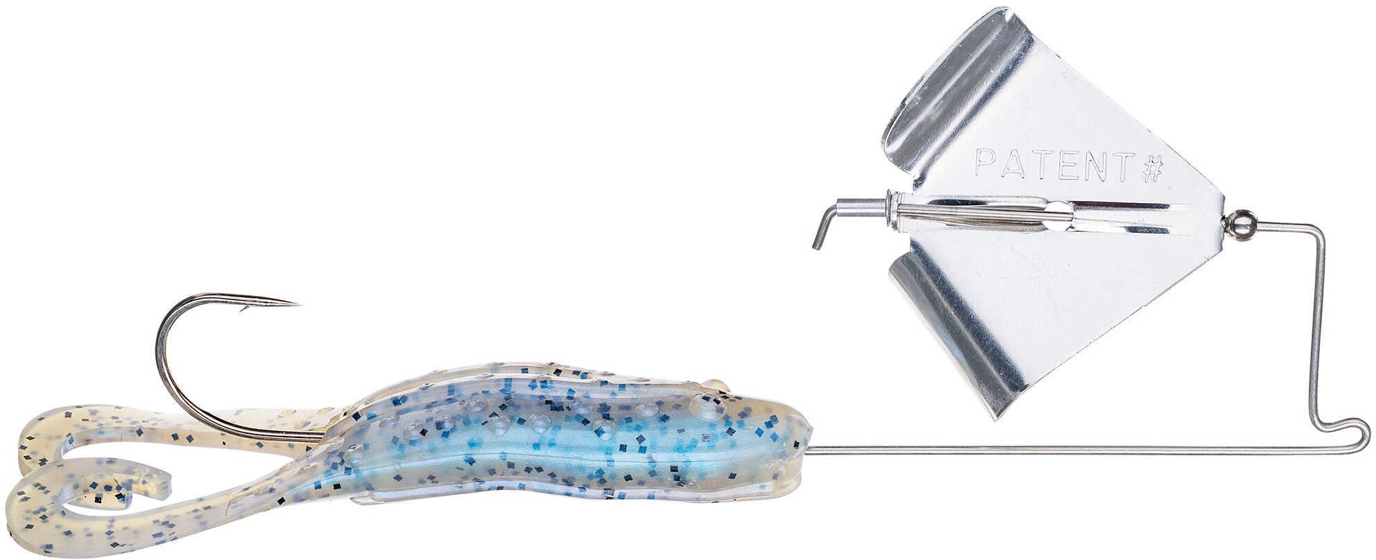 Strike King Lures KVD Toad Buzz Freshwater 3/8 oz 5/0 Hook Blue Glimmer Package of 1