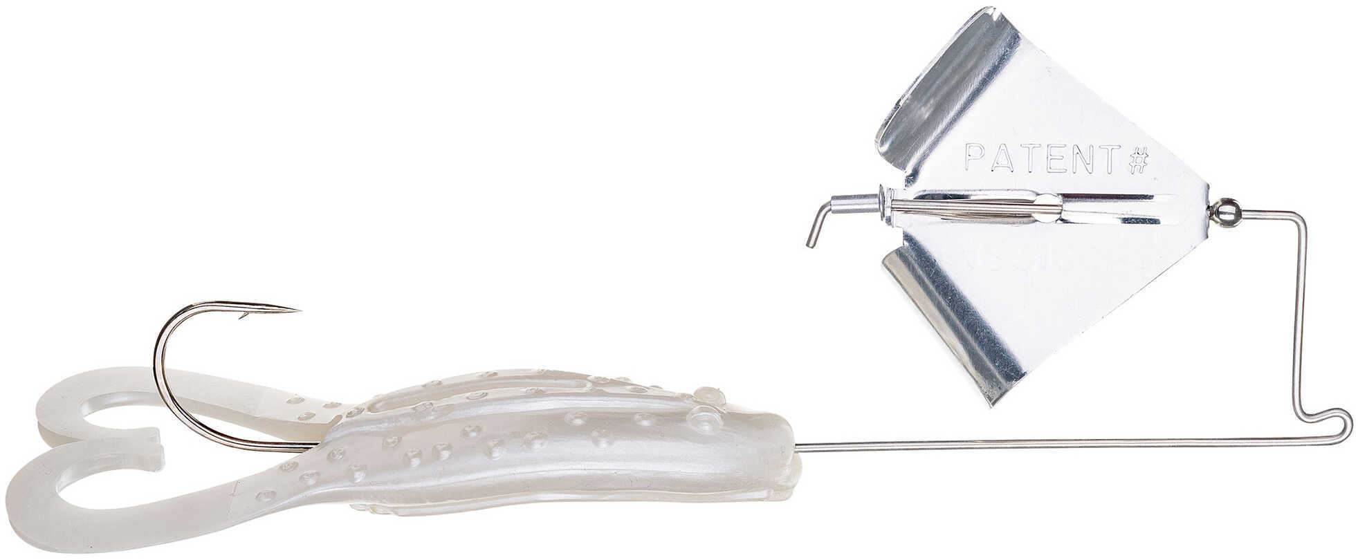 Strike King Lures KVD Toad Buzz Freshwater 3/8 oz 5/0 Hook Pearl Package of 1