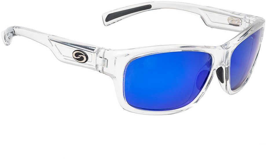 Strike King Lures Jordan Lee Pro Series Sunglasses Shinny Crystal Clear Frame Gray Lens