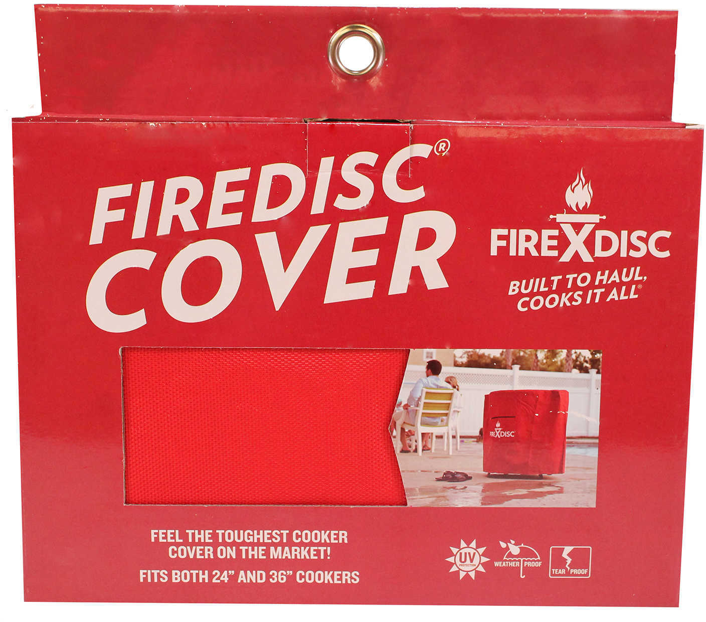 FireDisc Cookers 24" Cover Fireman Red