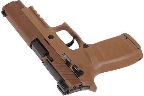 Sig Sauer P320 M17 Pistol 9mm 4.70" Barrel 21 Round Coyote PVD Finish Siglite Sight
