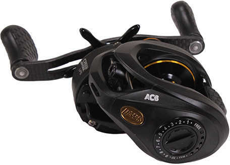 Lews Fishing Tournament Pro LFS Baitcasting Reel 6.8:1 Gear Ratio, 11 Bearings, 20 lb Max Drag, Right Hand