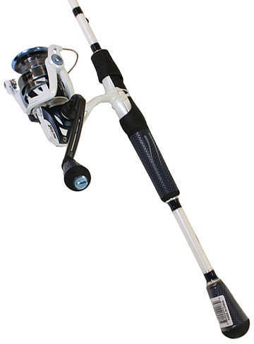 Lews Fishing Mach Inshore Speed Spin Spinning 1 Piece Combo 6.2:1 Gear Ratio, 35" Retrieve Rate, 7' Length, Medium Power