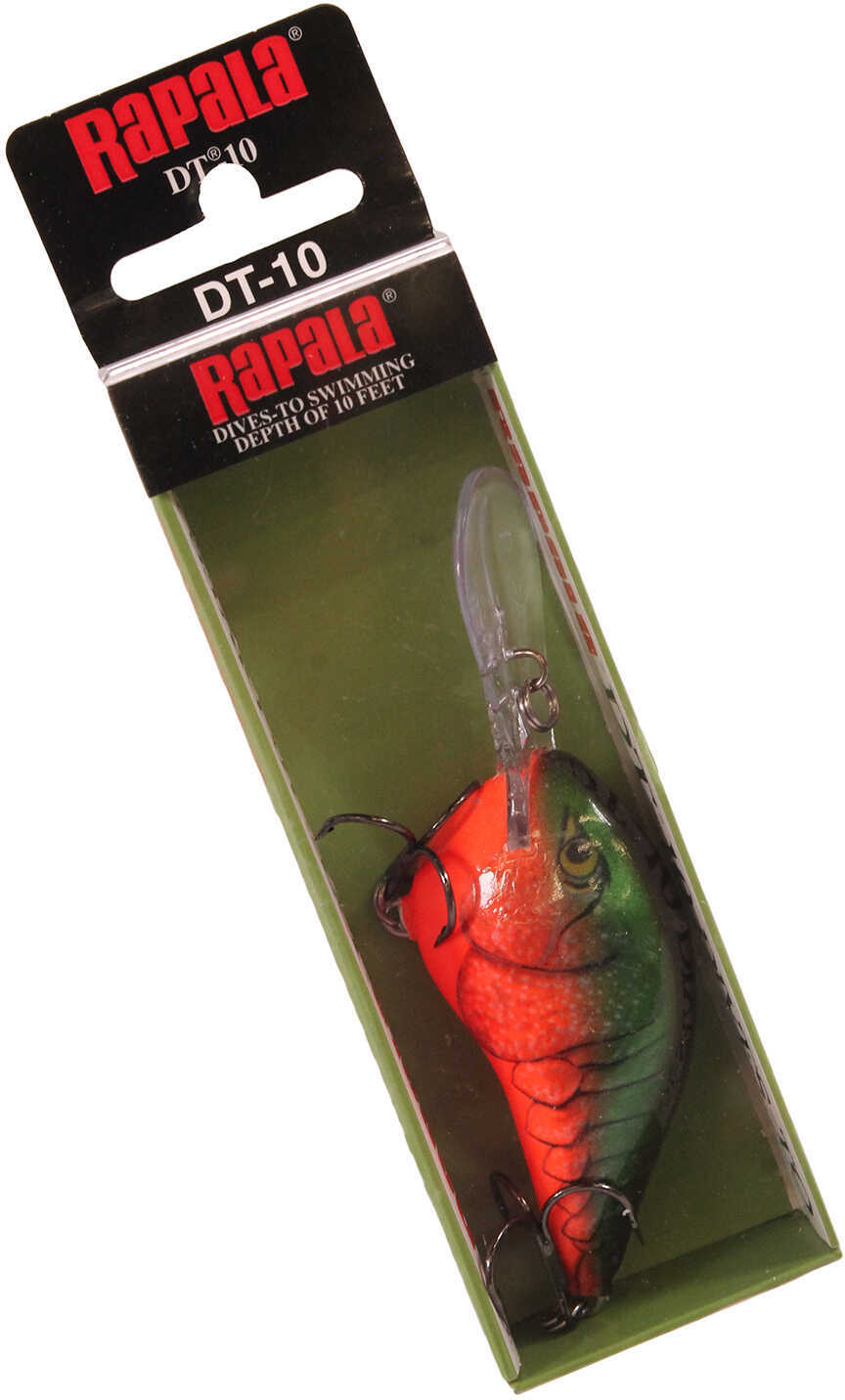 Rapala Dives-To Series Custom Ink Lure Size 10 2 1/4" Length 6 Depth Number 4 Treble Hooks Red Crawdad Per