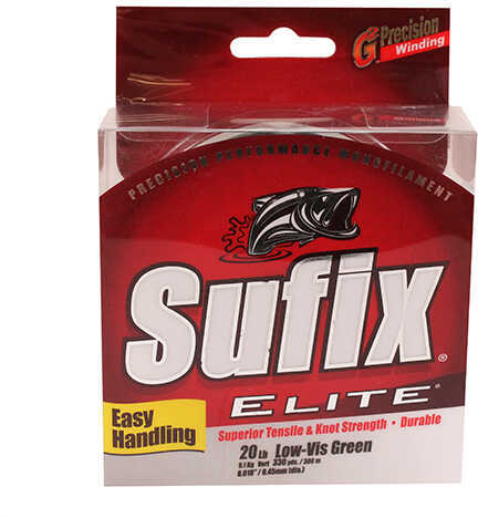 Normark Sufix Elite Line 330yd 20# Green Md#: 661-120G-img-2