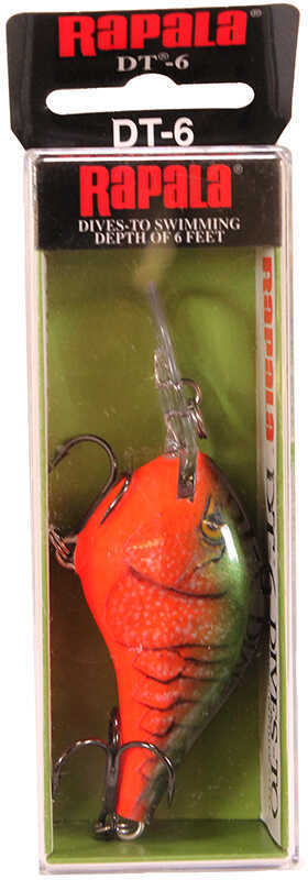 Rapala Dt Crankbait 2-1/8In 3/8Oz (6Ft) Red Crawda-img-1