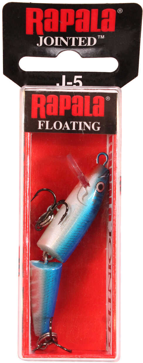 Rapala Jointed Lure Size 05 2" Length 3-5 Depth Number 10 Treble Hooks Blue Per