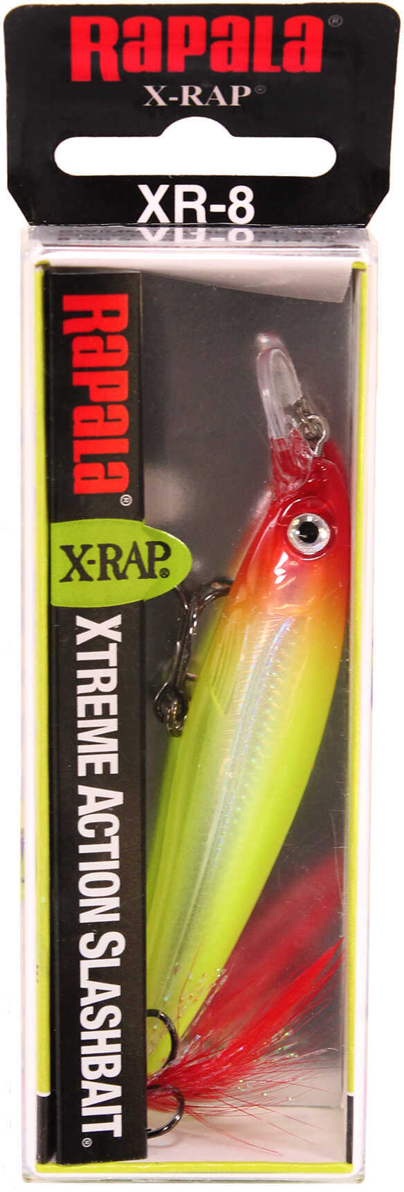 Rapala X-Rap Hard Bait Lure Freshwater Size 08 3 1/8" Length 3-5 Depth Clown Packagew of