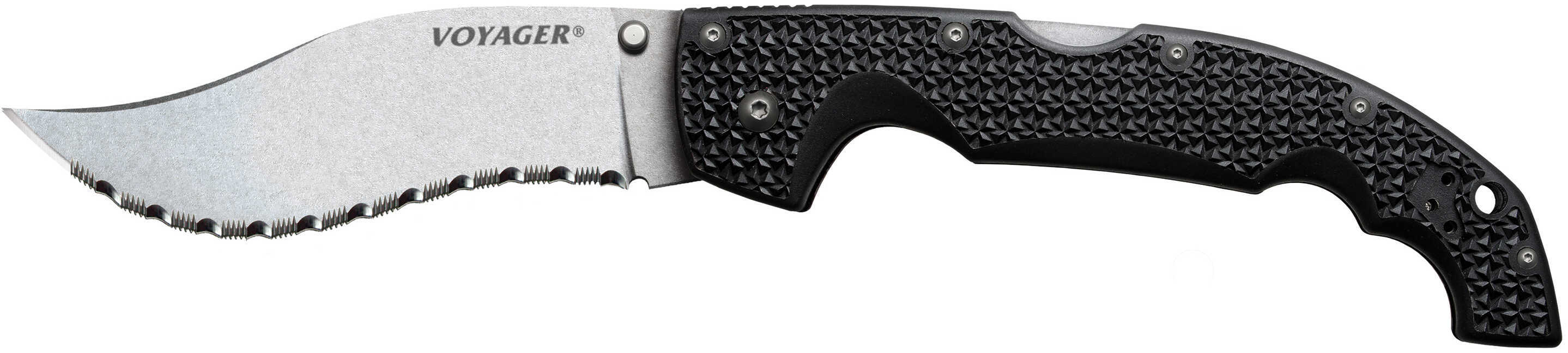 Cold Steel Voyager Knife Extra Large Vaquero, Serrated Edge