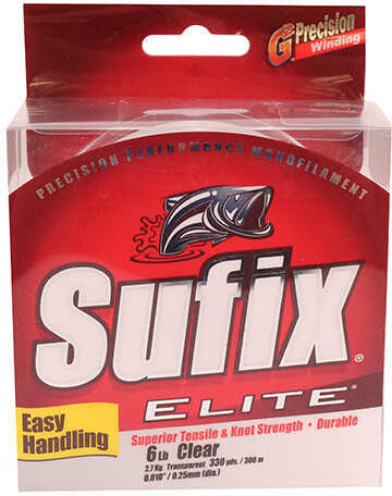 Normark Sufix Elite Line 330yd 6# Clear Md#: 661-106