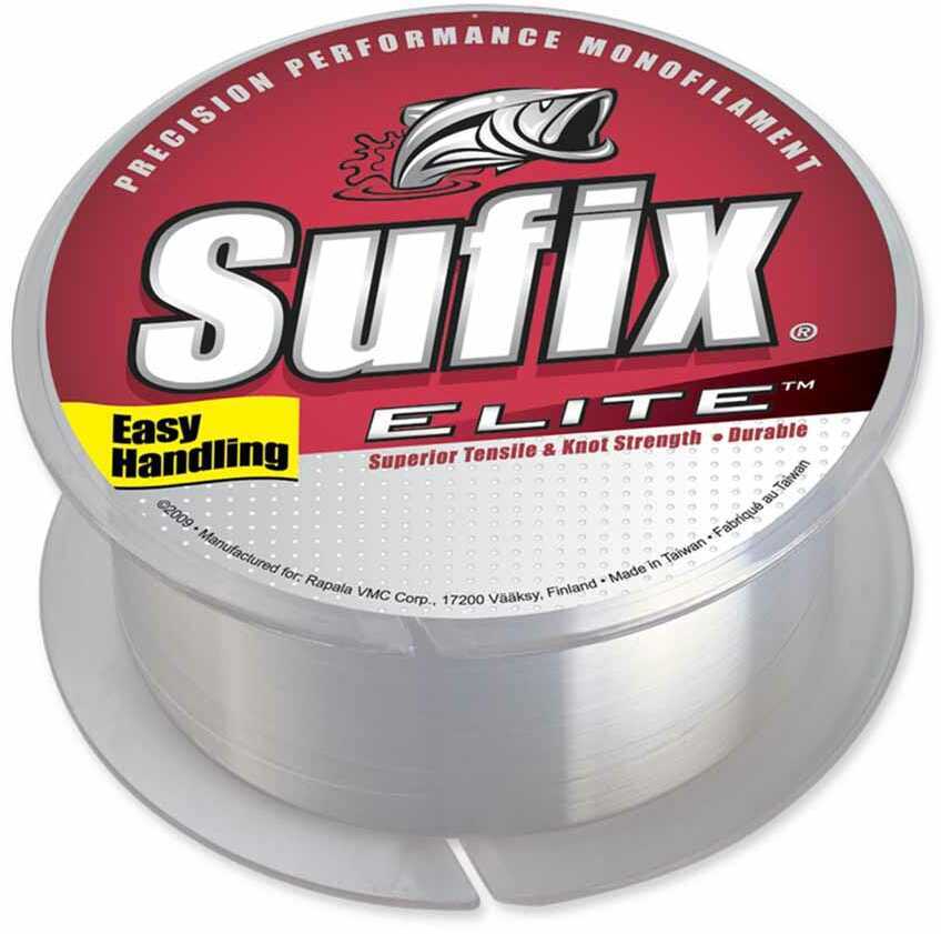 Normark Sufix Elite Line 330yd 10# Clear Md#: 661-110