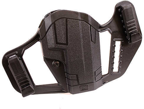 Uncle Mikes Apparition Belt Holster for Glock 19/23/26/27/32/33, Ambidextrous, Black