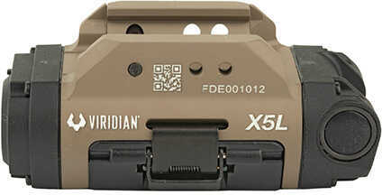 Viridian Weapon Technologies X5L Gen 3 Light 500 Lumen with Green Laser Sight Rechargeable Battery Universal