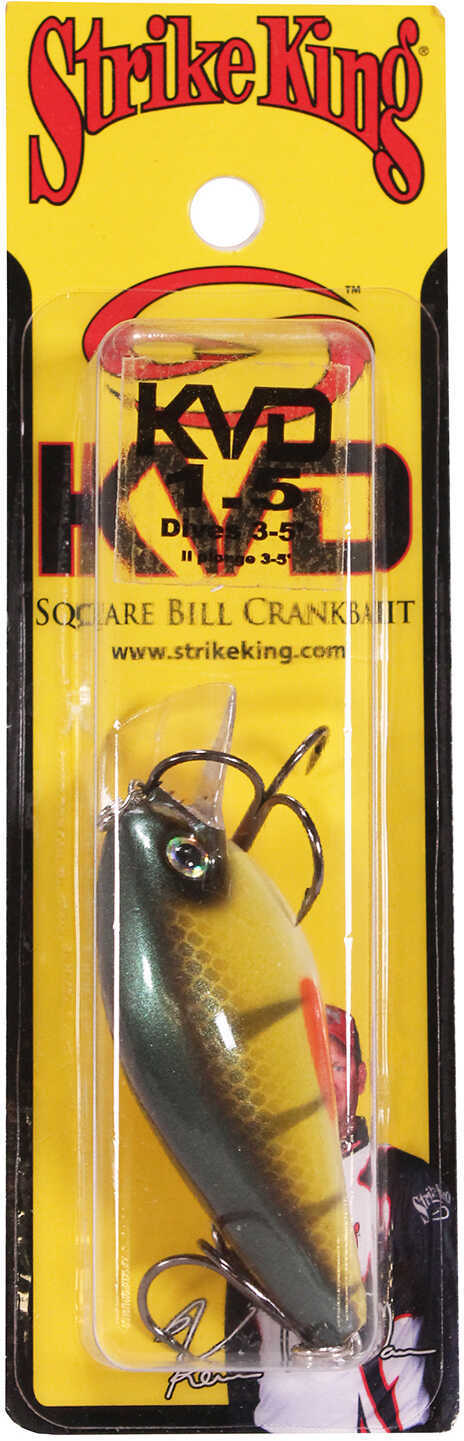 Strike King Lures KVD Square Bill Silent Crankbaits Model 1.5 2 1/2" Length 7/16 oz #4 Hook Sugar Daddy Package of