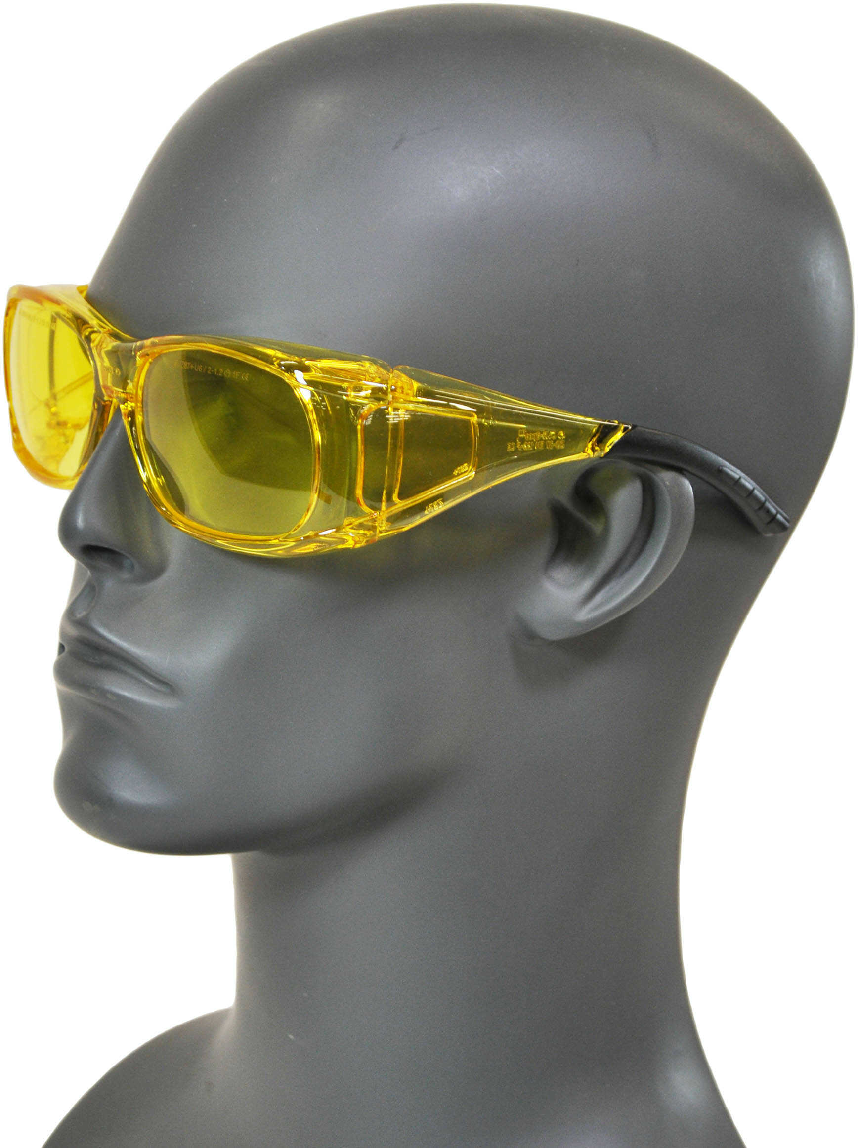 Champion Traps and Targets Shooting Glasses Over-Spec Ballistic, Amber 40634