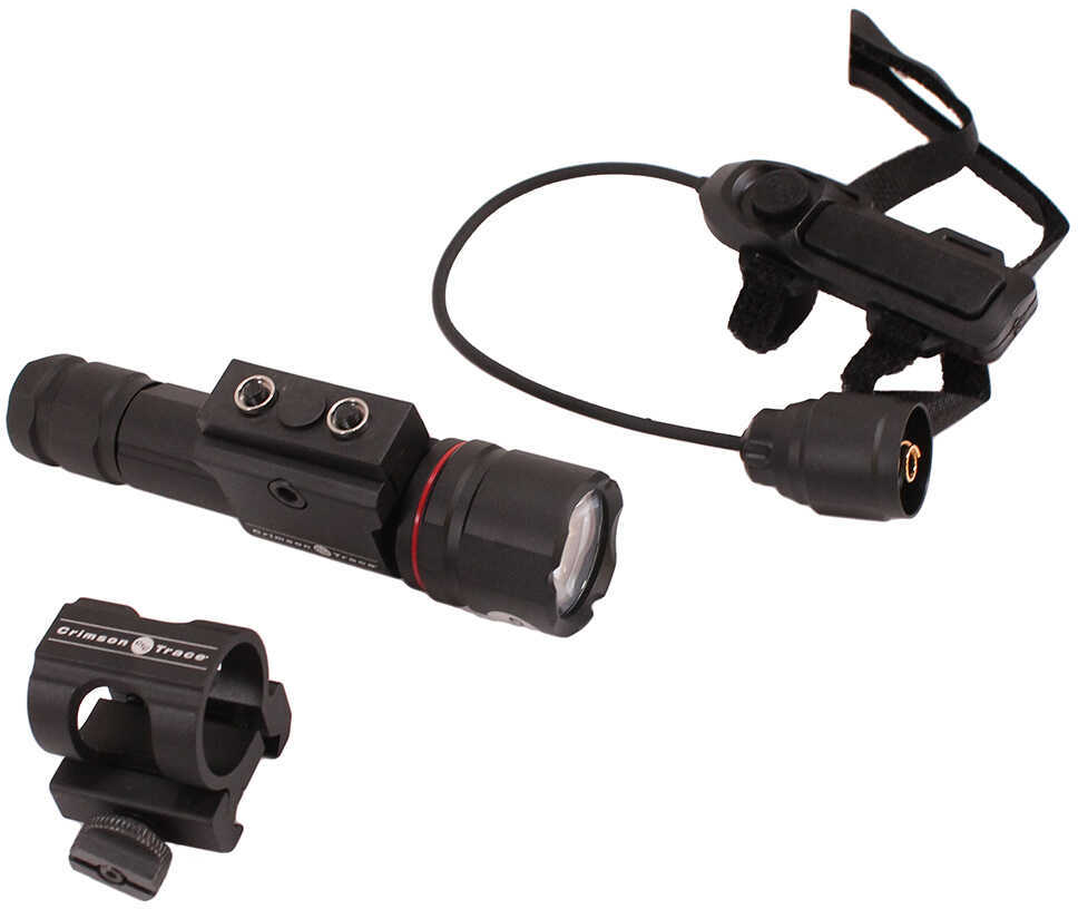 Crimson Trace Weapon Light LED with Remote Switch 2 CR123A Batteries 900 Lumens Aluminum Black