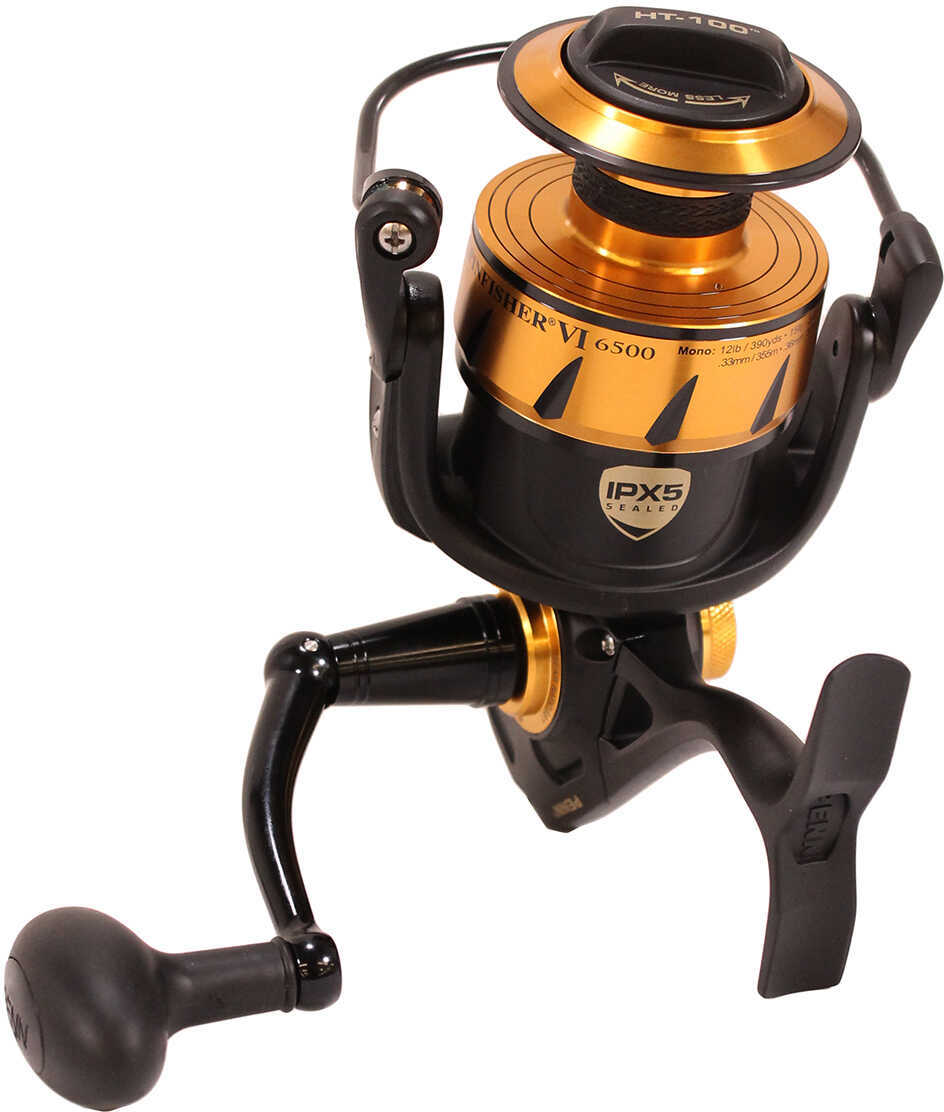 Penn Spinfisher VI Saltwater Spinning Reel 6500 5.6:1 Gear Ratio 42" Retrieve Rate Bearings Ambidextrous