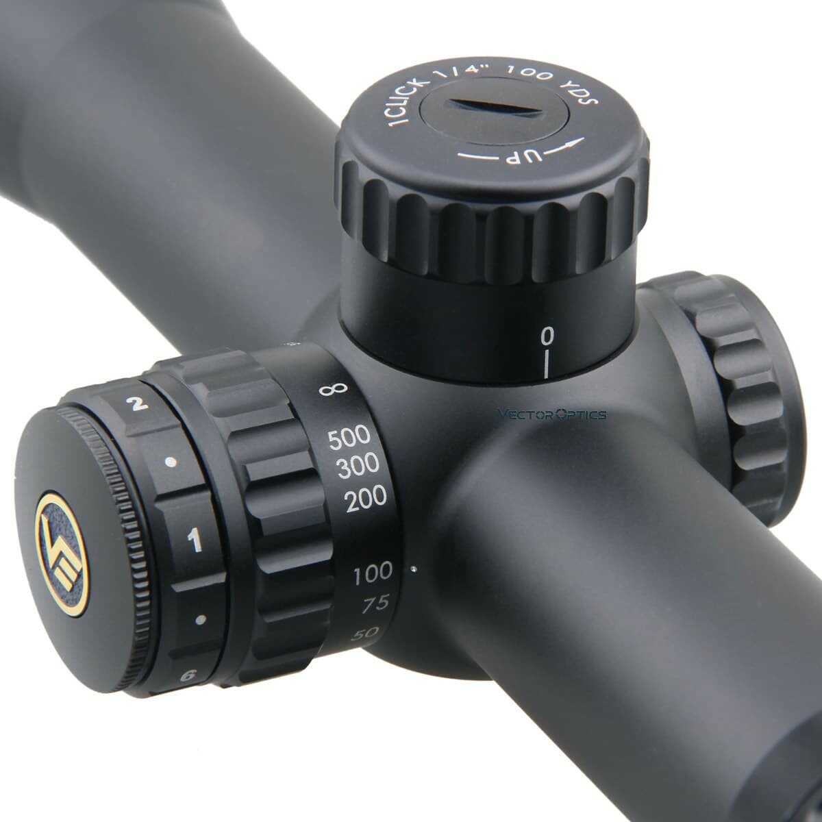 Vector Optics Continental 3-18x50 Scope 30mm Monotube Etched Glass #4 Reticle German Side Focus