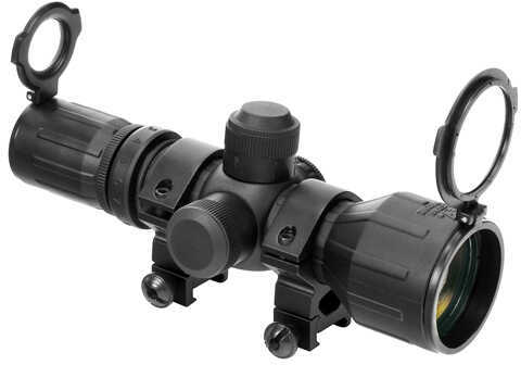 NcStar Rubber Tactical-Double Illumination Series Scope 3-9x42 Red/Green Illuminated Reticle, Ruby Lens SEECR3942R