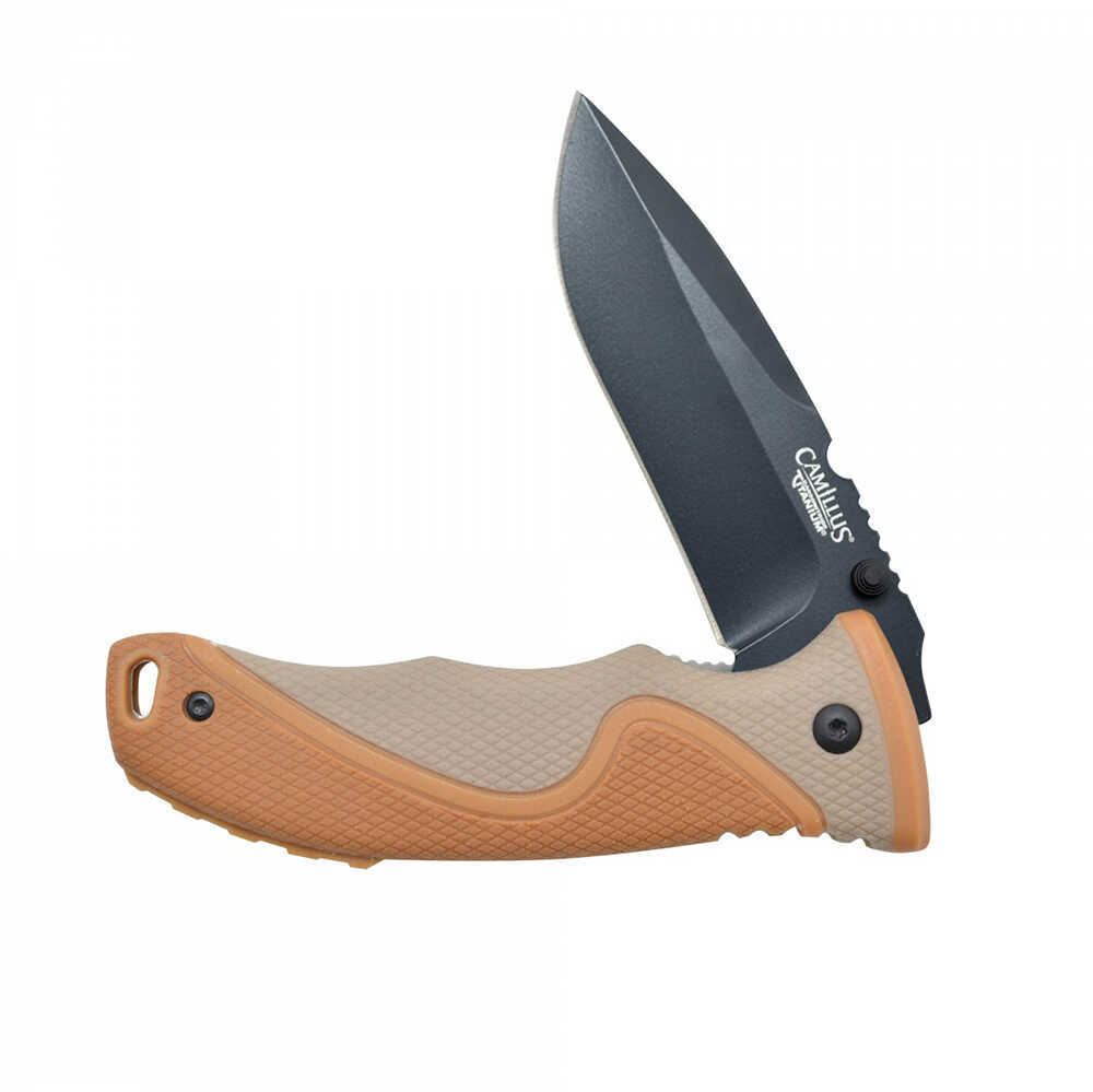 Camillus Cutlery Company Inflame Folding Knife, 7 1/2" Blade, Liner Lock, Carbonitride Titanium