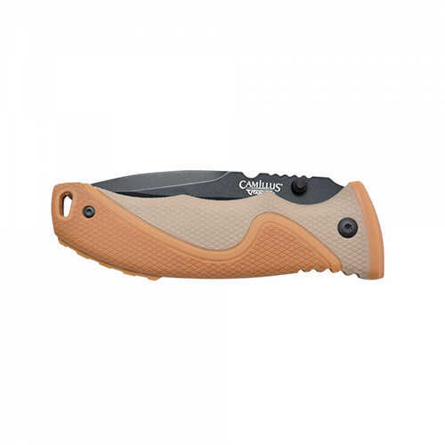 Camillus Cutlery Company Inflame Folding Knife, 7 1/2" Blade, Liner Lock, Carbonitride Titanium