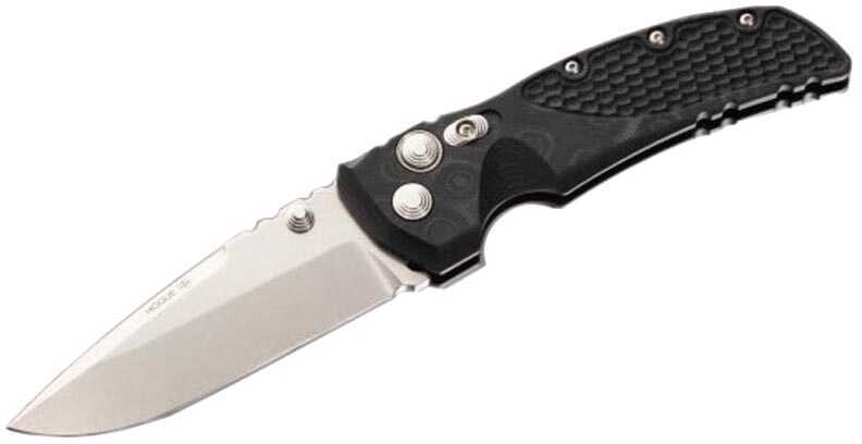 Hogue Grips Ex-01 Knife Black Drop Point Blade 3.5" G10 34179
