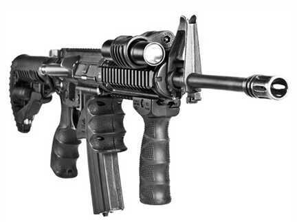 FAB Defense PLR Tactical Light Mount Picatinny Compatible Rails, Black