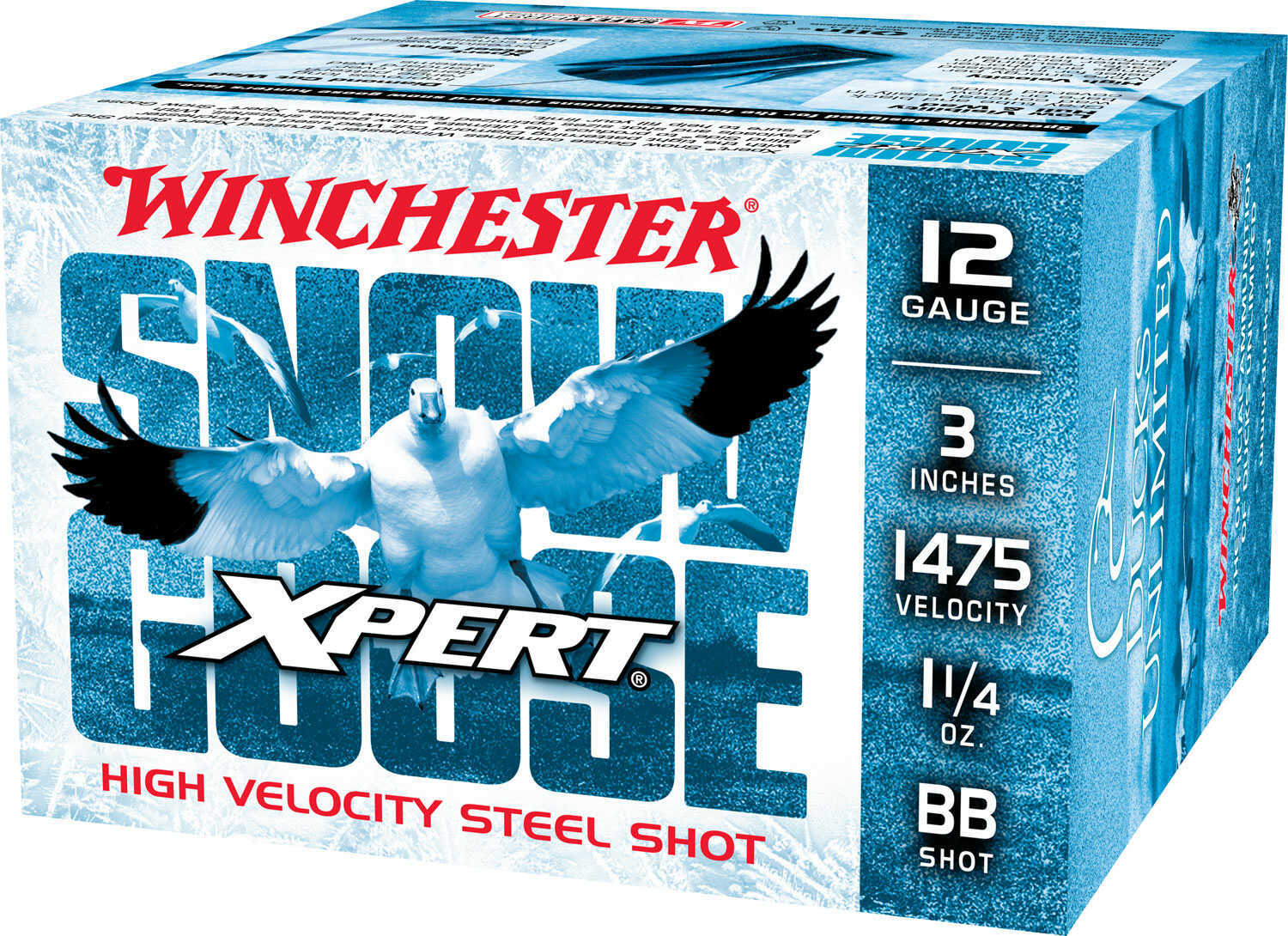 12 Gauge 25 Rounds Ammunition Winchester 3" 1 1/4 oz Steel #BB