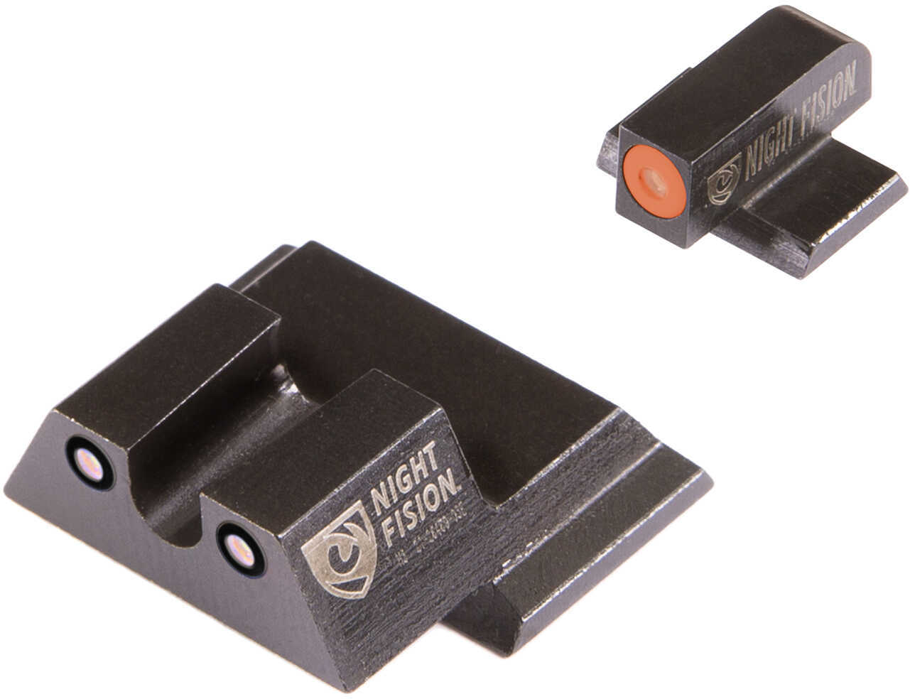 Night Fision Perfect Dot Sight Set Smith & Wesson M&P Shield .40/.45/9mm Models Front U Rear Orange with