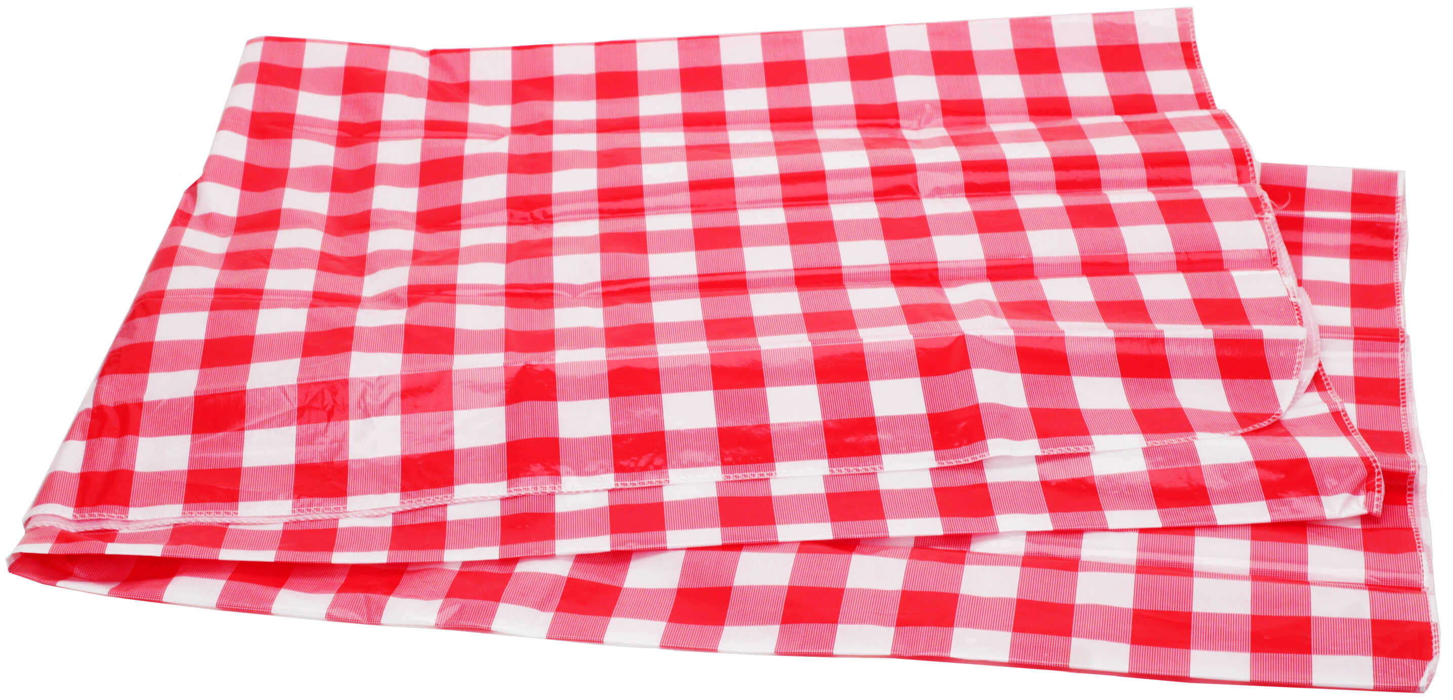 Coleman 54"X84" Vinyl Table Cloth Red/White Check