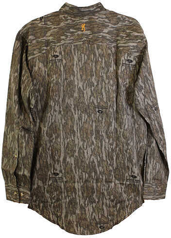 Browning Wasatch-CB Long Sleeve Shirt Mossy Oak Original Bottomlands, Medium