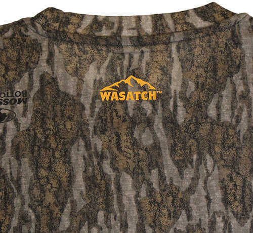 Browning Wasatch-CB Short Sleeve Shirt Mossy Oak Original Bottomlands, Large