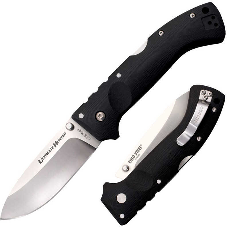 Cold Steel Ultimate Hunter Straight Edge, Black