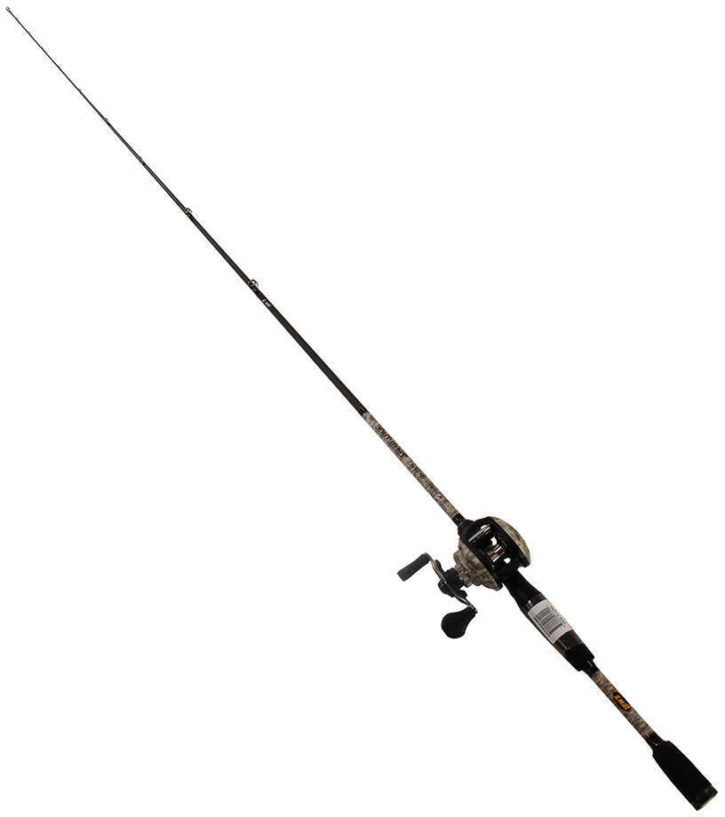 Lews Fishing American Hero Camo Speed Spool Baitcasting Combo 7.1:1 Gear Ratio, 31" Retrieve Rate, 6'10" 1pc, Medium/Hea