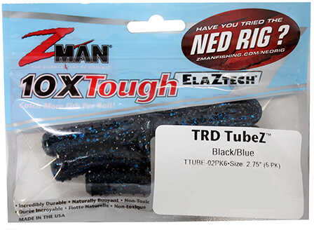 Z-Man / Chatterbait ZMAN FINESSE TRD TUBEZ 6PK BLK/BLU