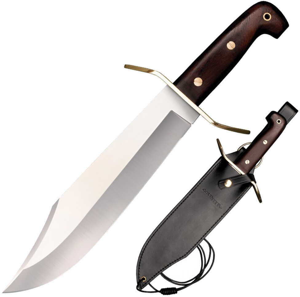 Cold Steel Wild West Bowie Fixed 10.75 in Blade Wood Handle